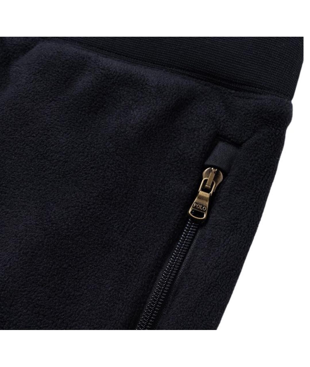 POLO RALPH LAUREN Черные полиэстеровые спортивные брюки и шорты, фото 4