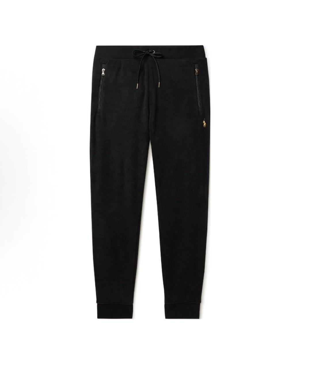 POLO RALPH LAUREN Черные полиэстеровые спортивные брюки и шорты, фото 1