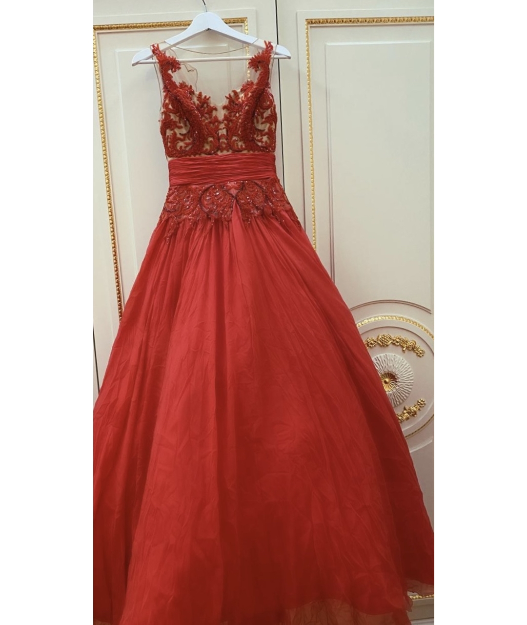 ZUHAIR MURAD Красное вечернее платье, фото 4