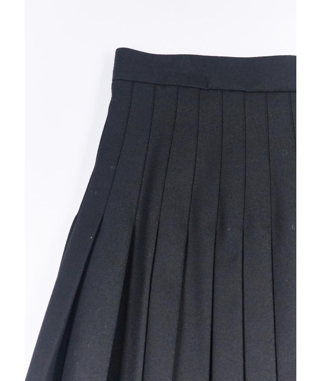 SAINT LAURENT Черная шерстяная юбка макси, фото 2