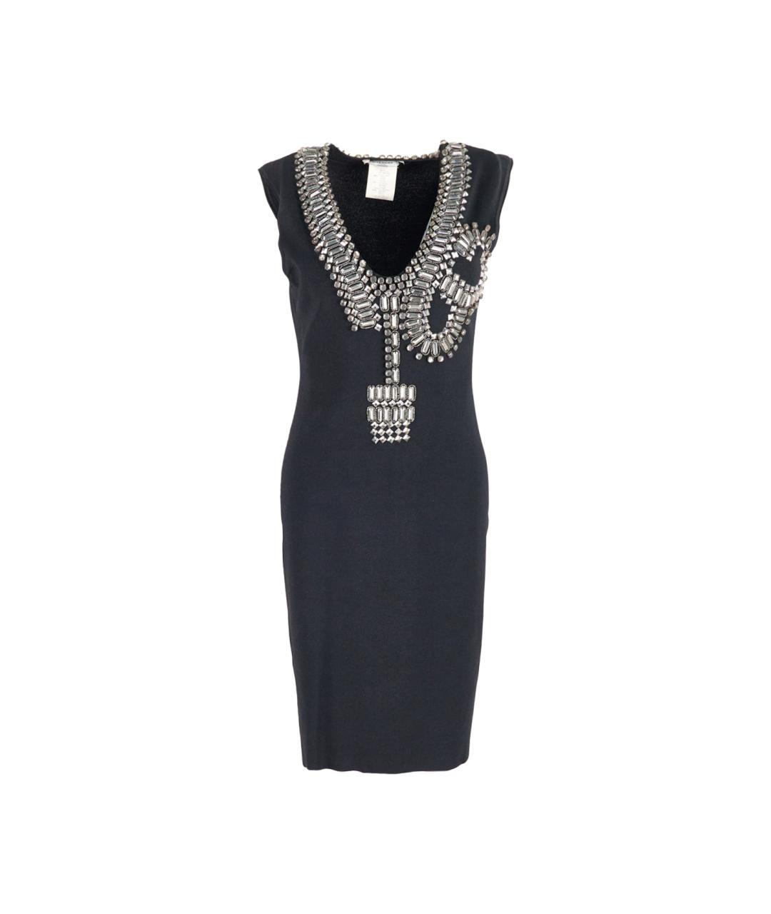 GIVENCHY Черное вискозное коктейльное платье, фото 1