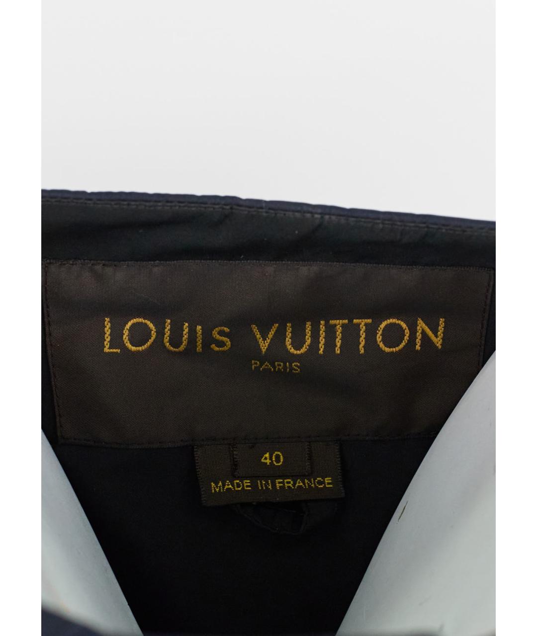 LOUIS VUITTON Синий тренч/плащ, фото 4