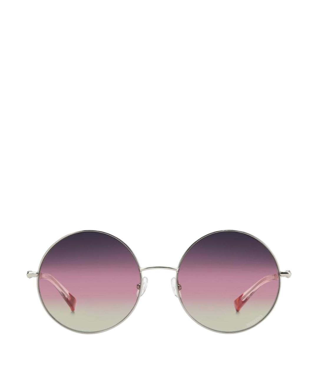 MISSONI Розовые металлические солнцезащитные очки, фото 1