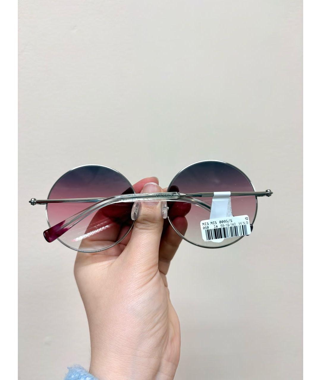 MISSONI Розовые металлические солнцезащитные очки, фото 5