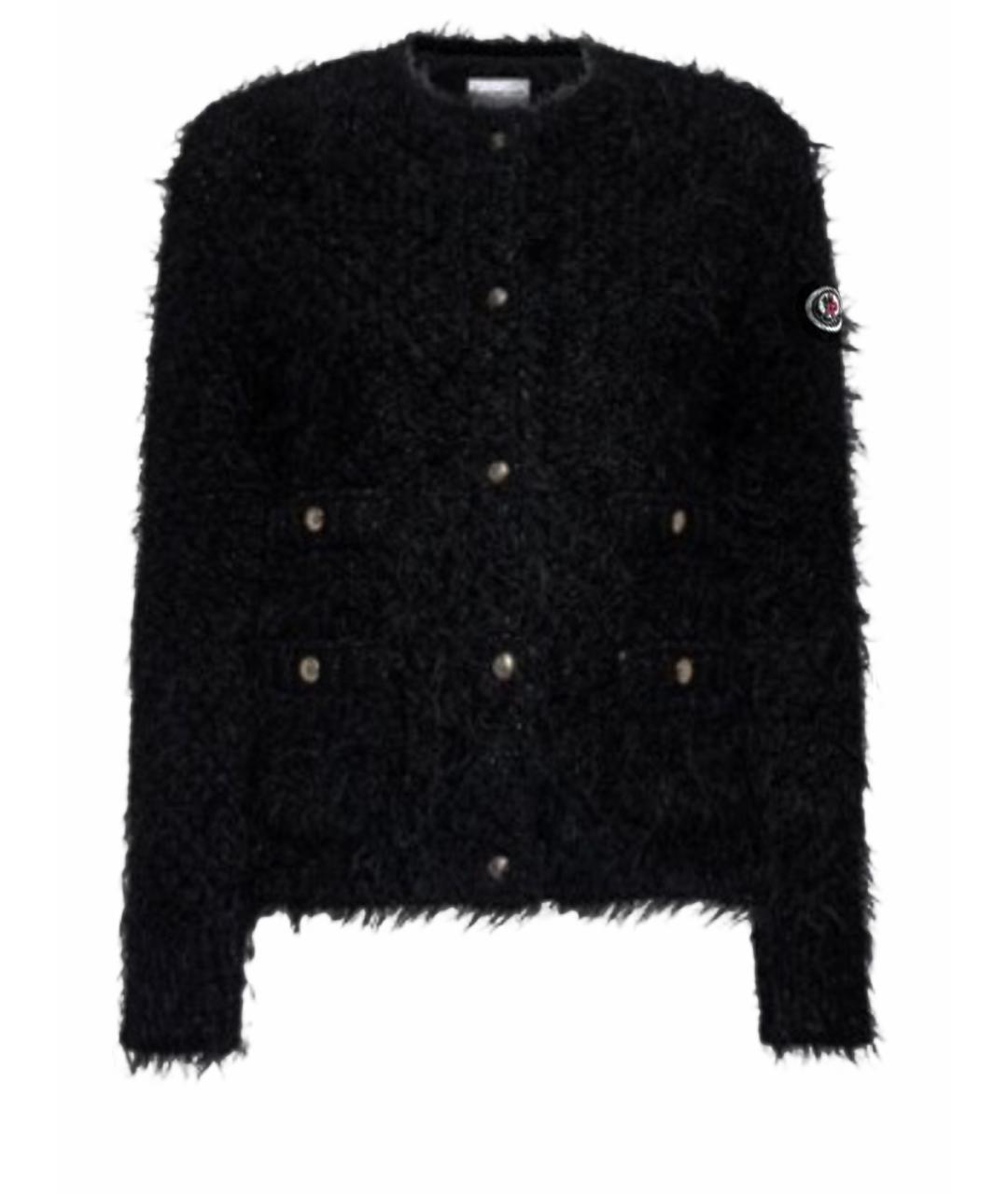 MONCLER Черная полиэстеровая куртка, фото 1