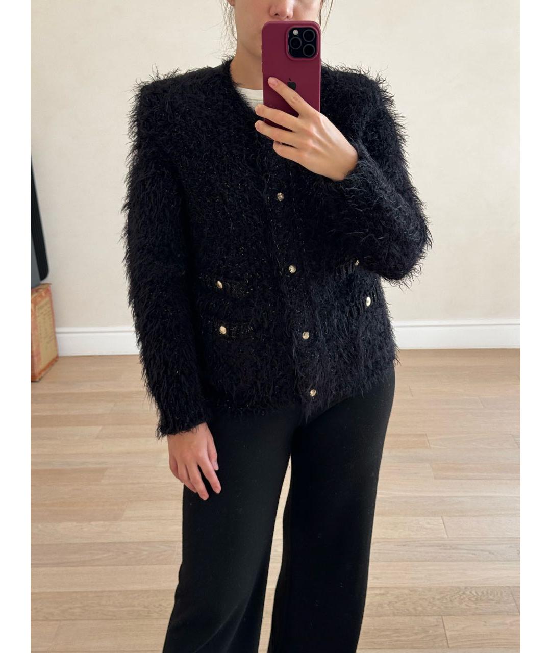 MONCLER Черная полиэстеровая куртка, фото 5