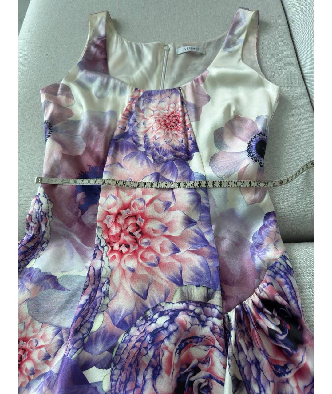 VERSACE Мульти повседневное платье, фото 8