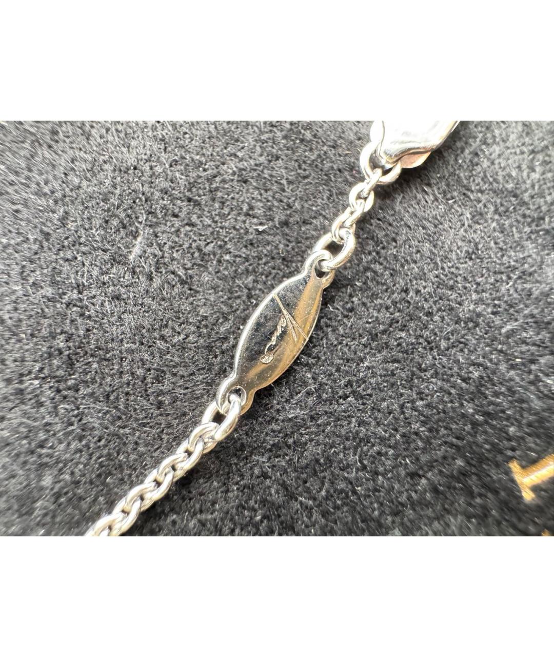 YANA JEWELLERY Бордовое колье из белого золота, фото 5