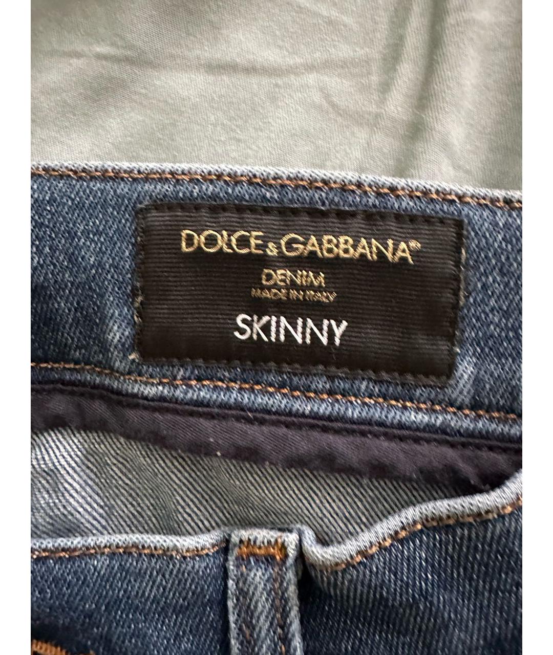DOLCE&GABBANA Синие джинсы, фото 3