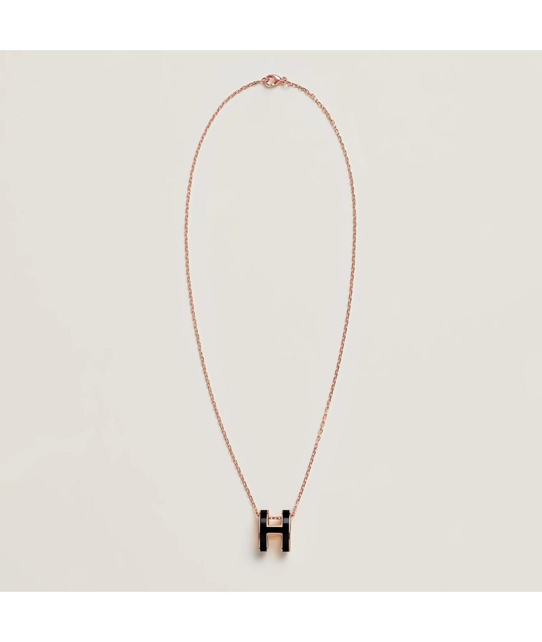 HERMES Черная подвеска, фото 2