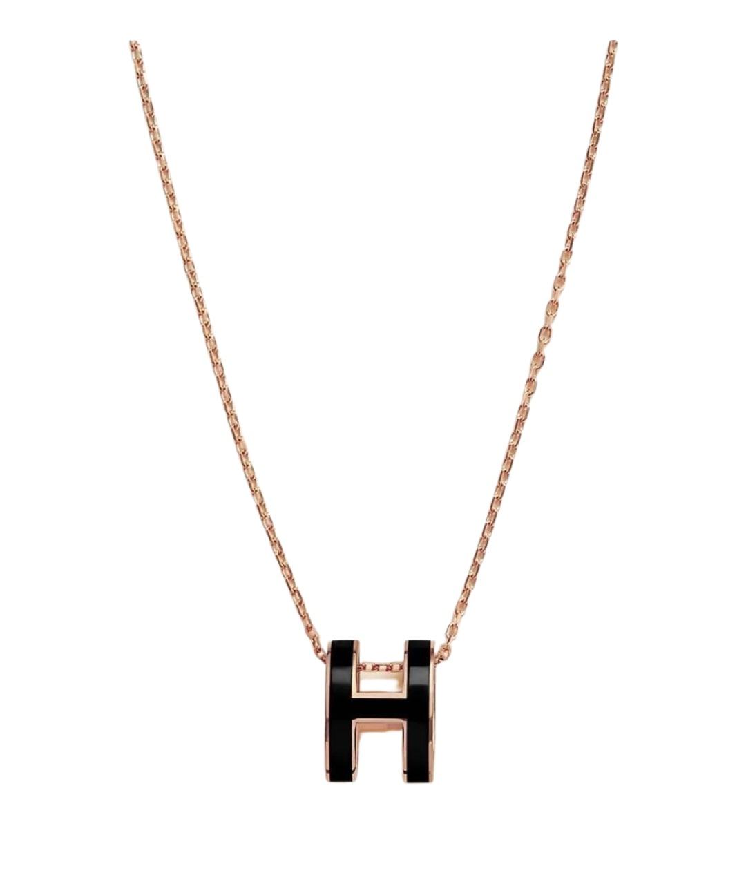 HERMES Черная подвеска, фото 1