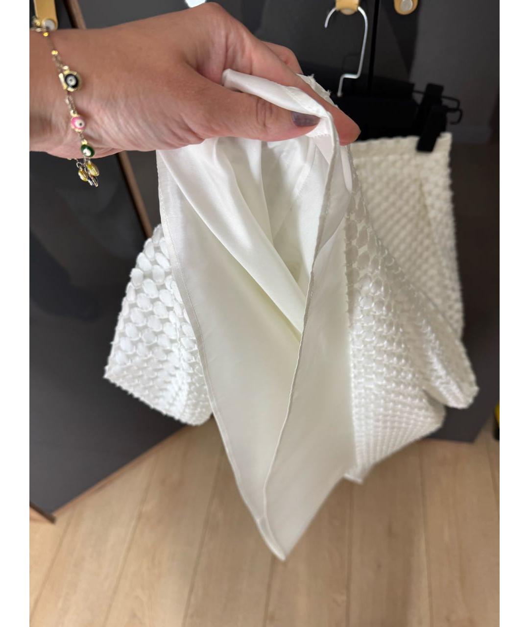 BURBERRY Белая юбка миди, фото 6