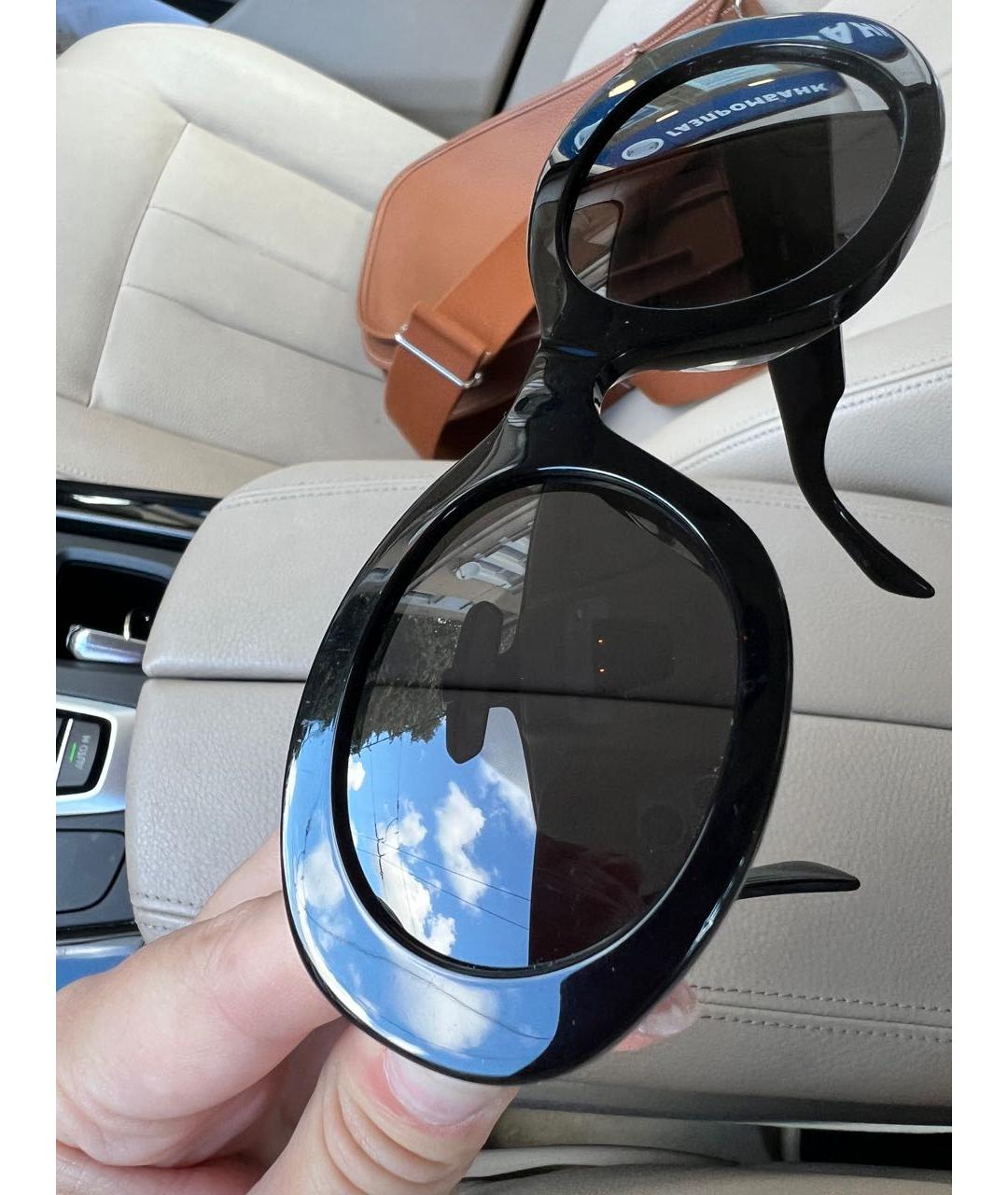 CELINE Черные пластиковые солнцезащитные очки, фото 5