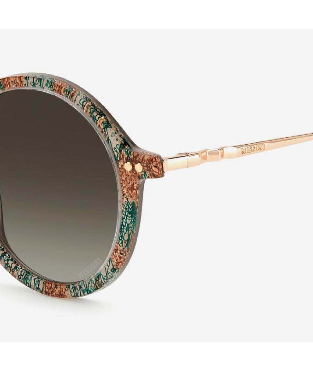 MISSONI Мульти пластиковые солнцезащитные очки, фото 7