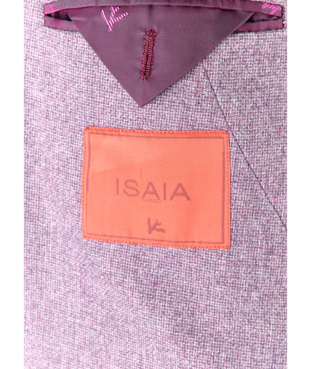 ISAIA Фиолетовый шерстяной пиджак, фото 3