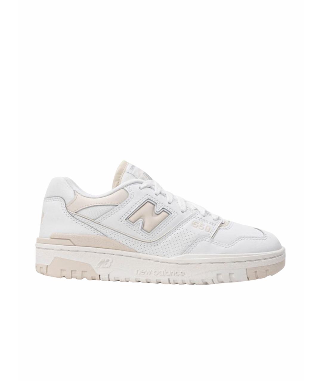 NEW BALANCE Белые кожаные кеды, фото 1