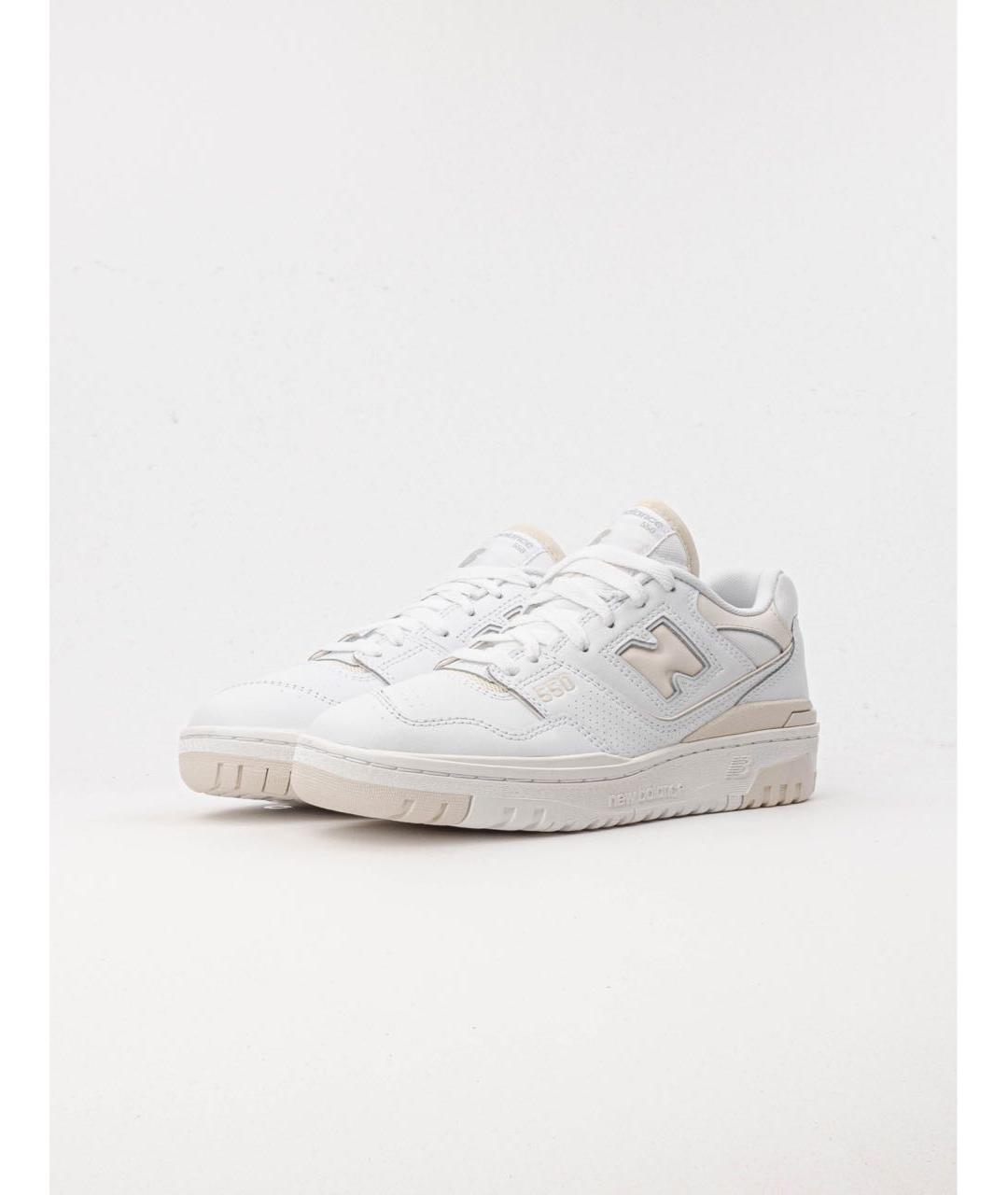 NEW BALANCE Белые кожаные кеды, фото 2