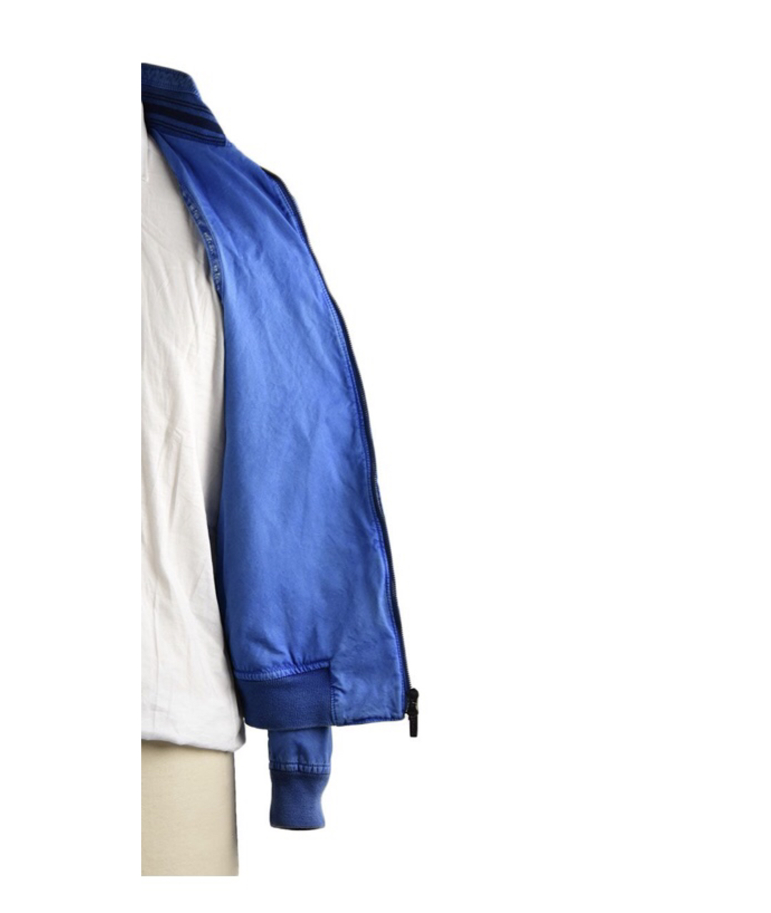 KITON Голубая хлопковая куртка, фото 6