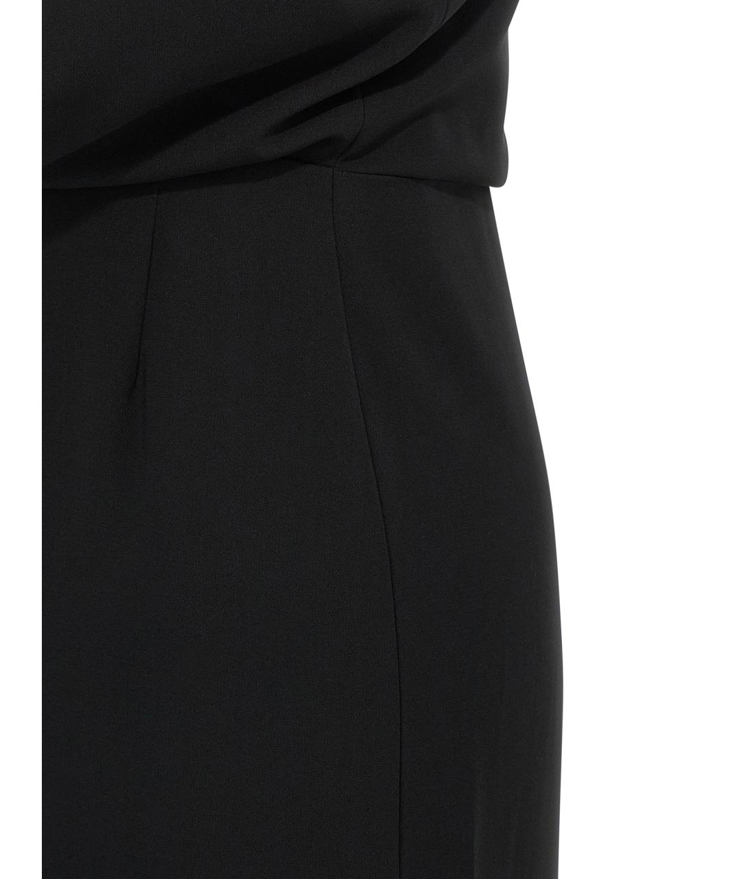 MAX MARA Черное ацетатное вечернее платье, фото 4