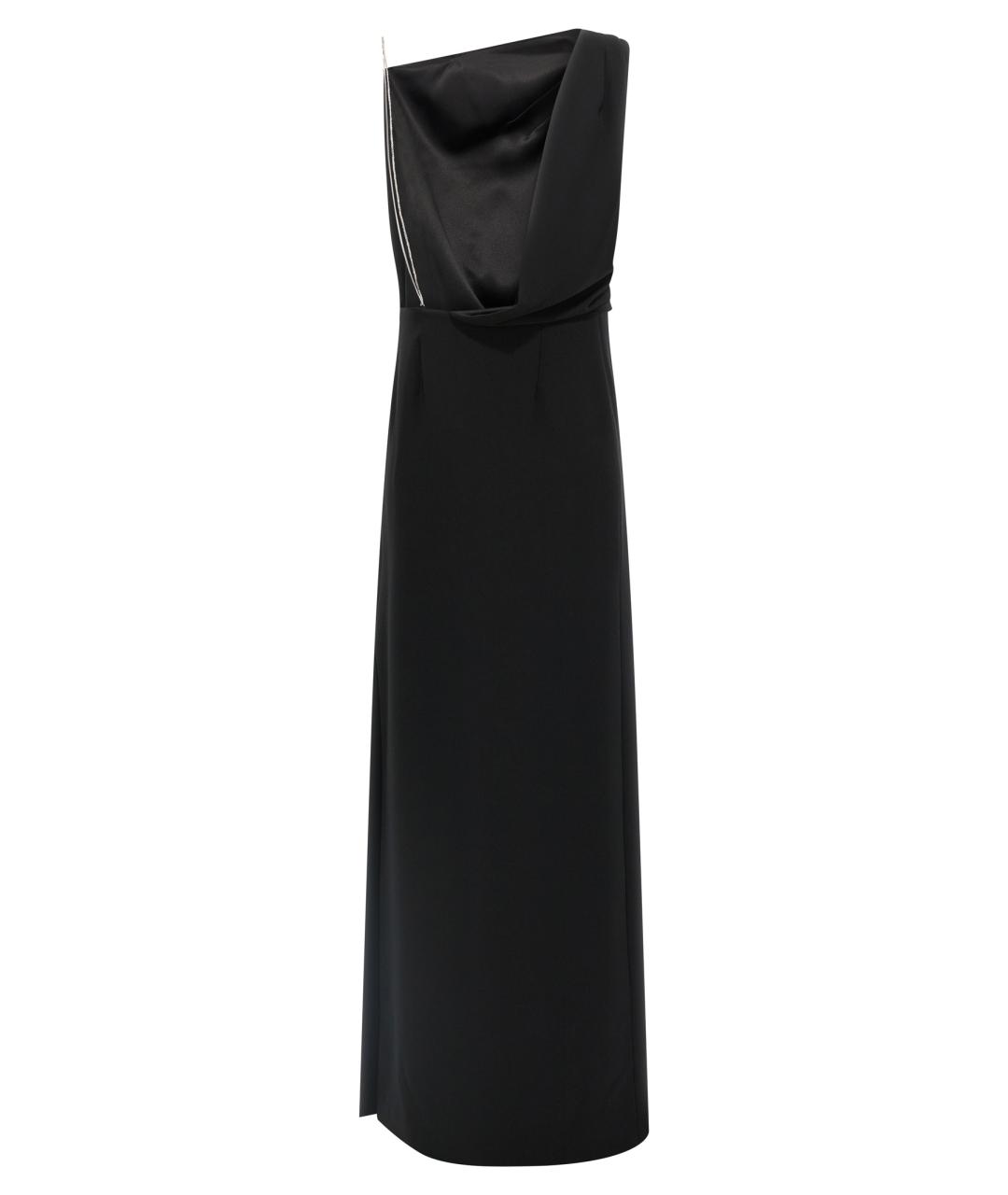 MAX MARA Черное ацетатное вечернее платье, фото 2