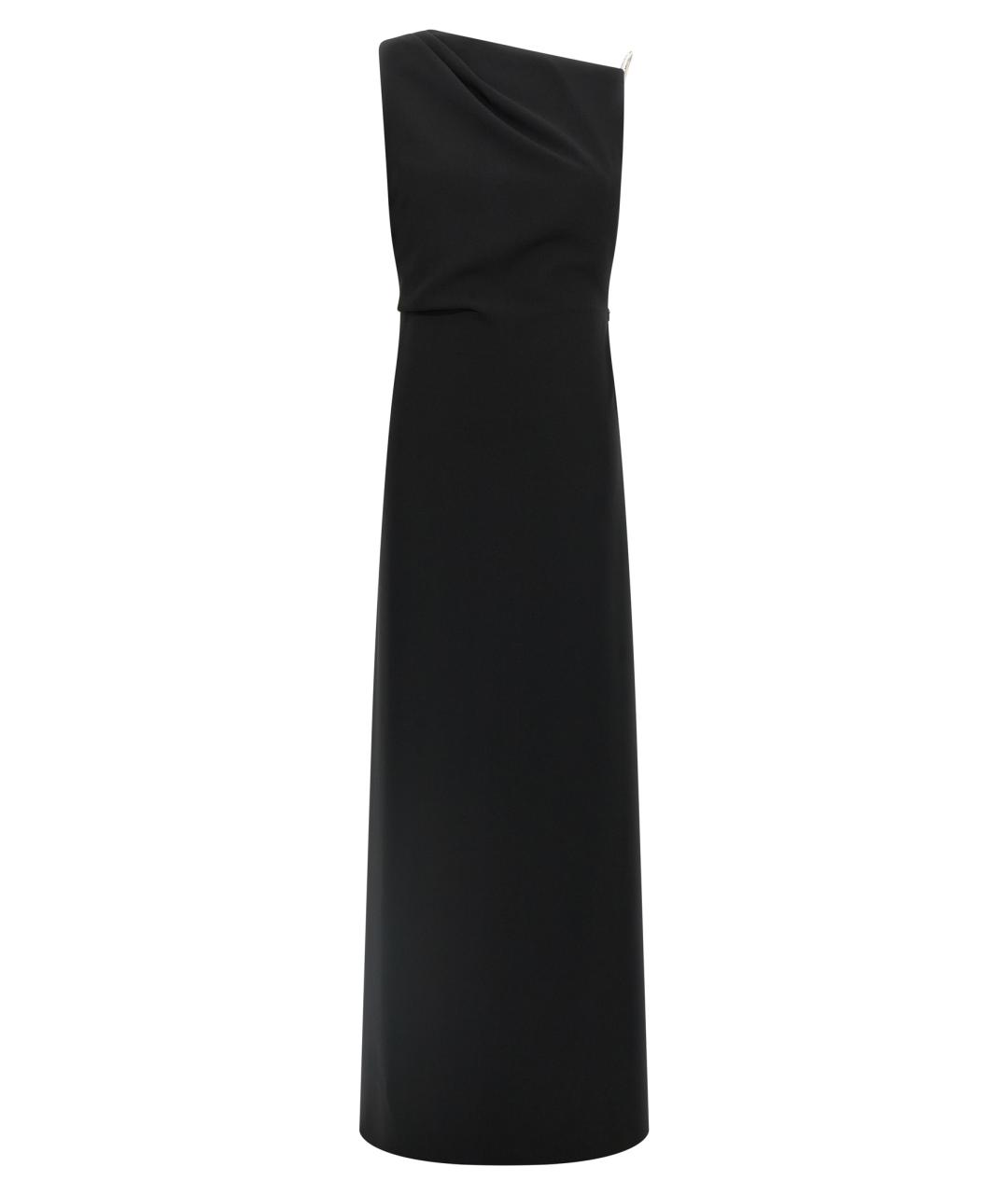 MAX MARA Черное ацетатное вечернее платье, фото 1