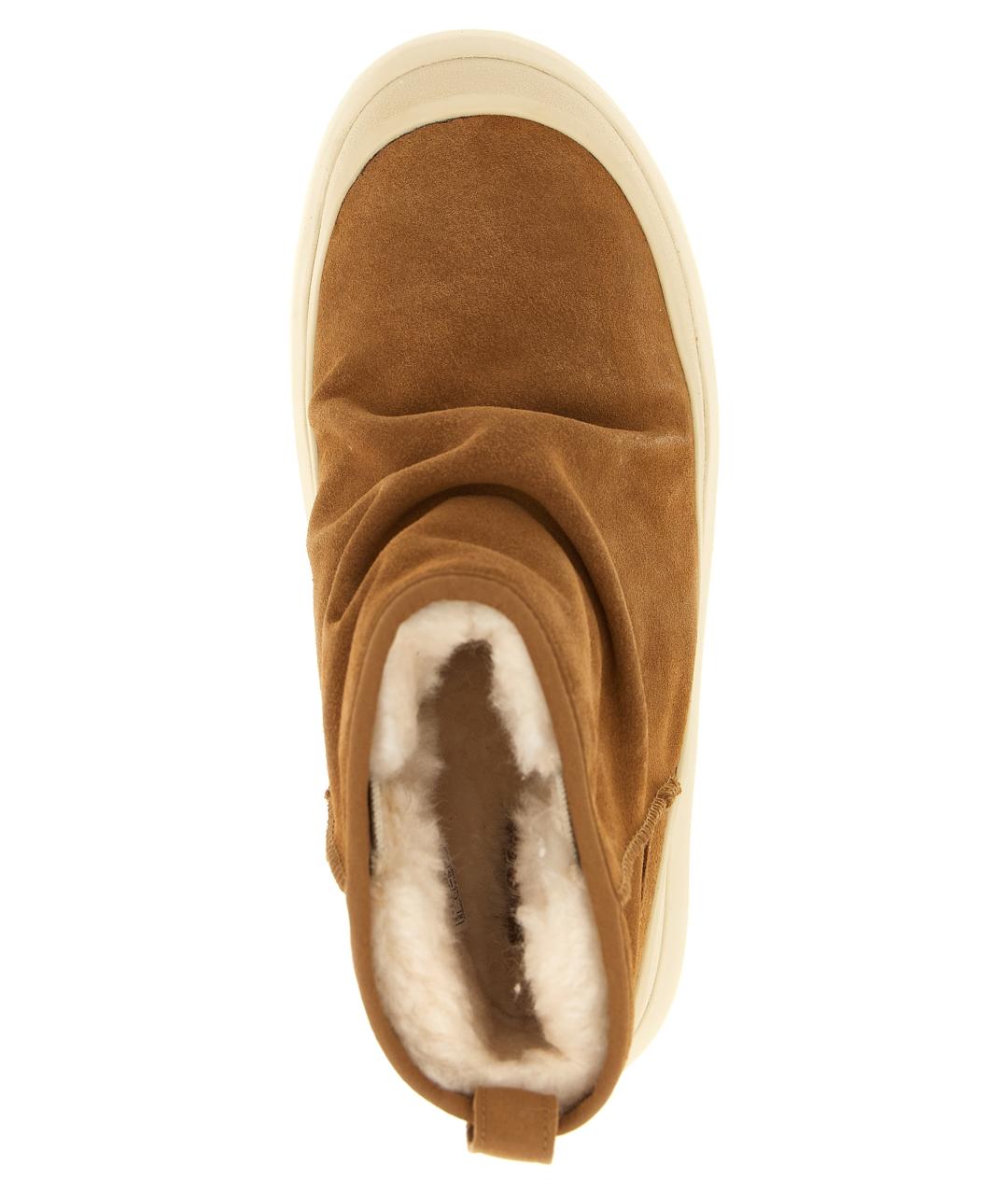 UGG AUSTRALIA Коричневые замшевые ботинки, фото 4