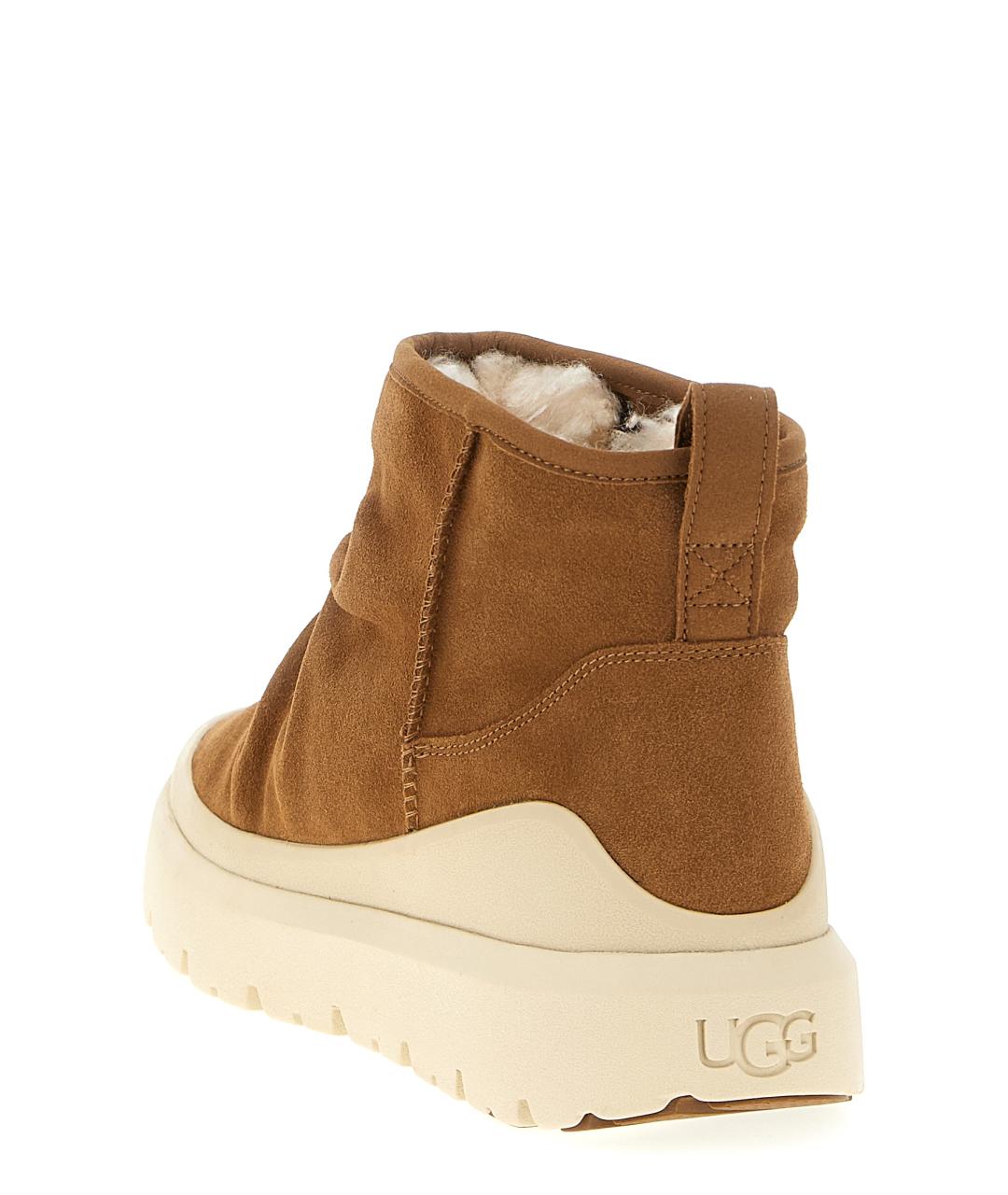 UGG AUSTRALIA Коричневые замшевые ботинки, фото 3