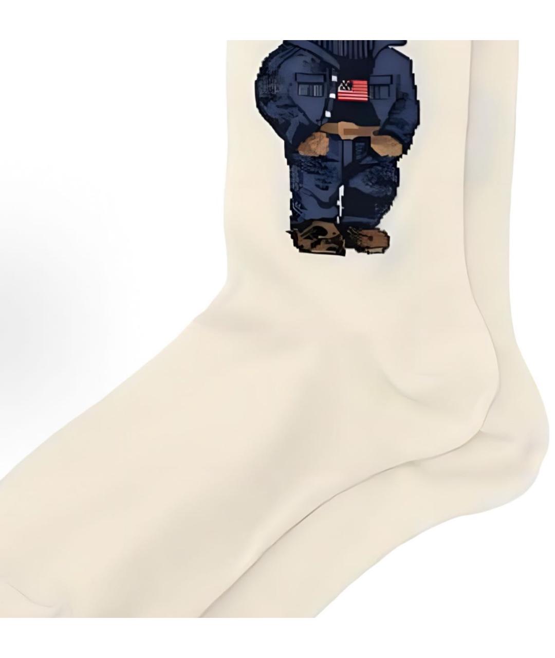 POLO RALPH LAUREN Белые носки, чулки и колготы, фото 4
