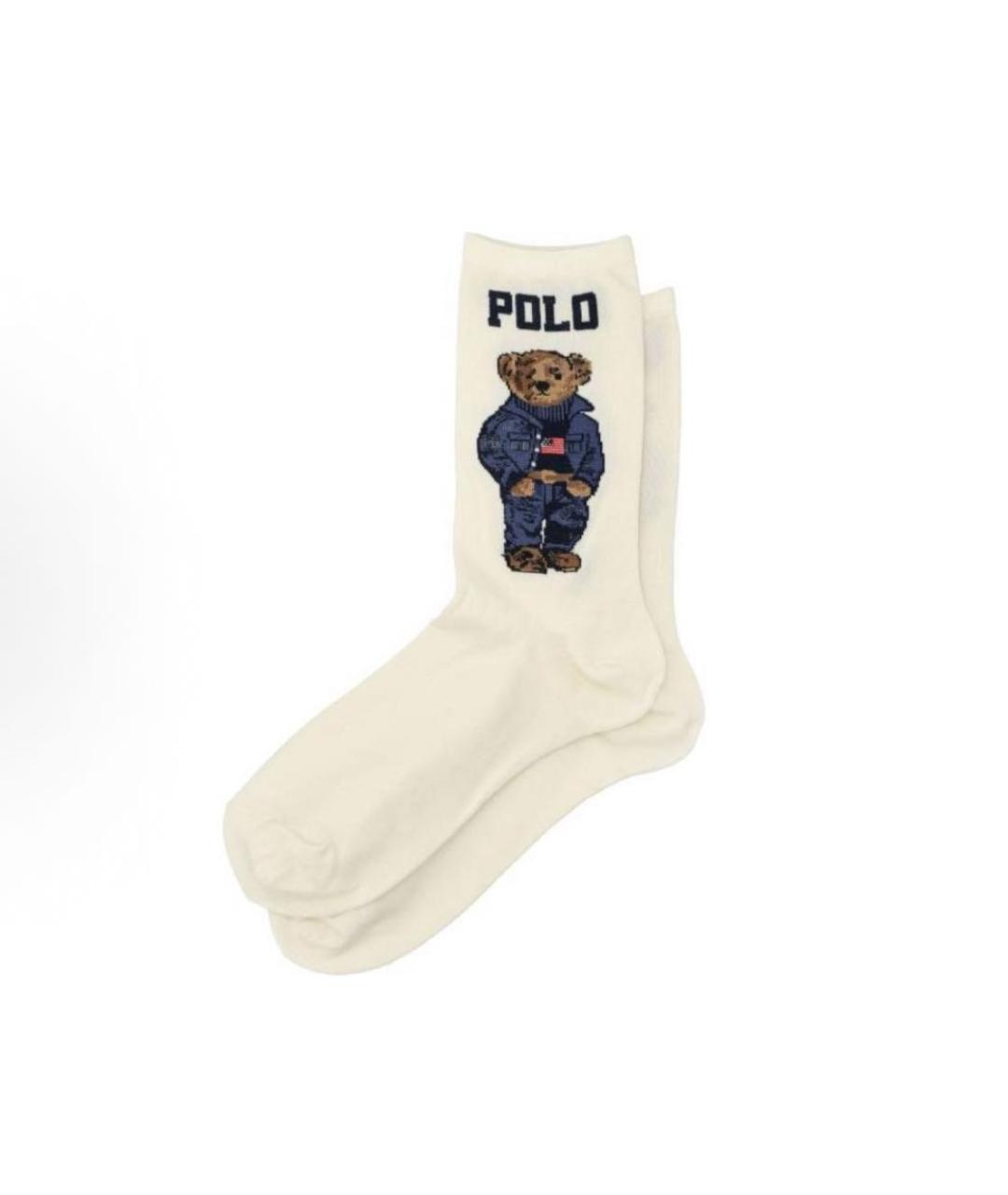 POLO RALPH LAUREN Белые носки, чулки и колготы, фото 5