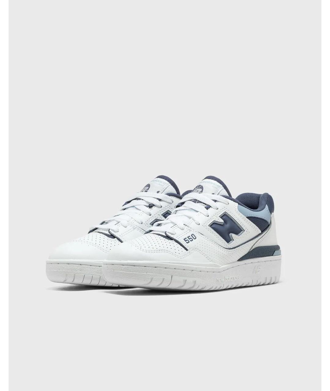 NEW BALANCE Белые кожаные кеды, фото 2