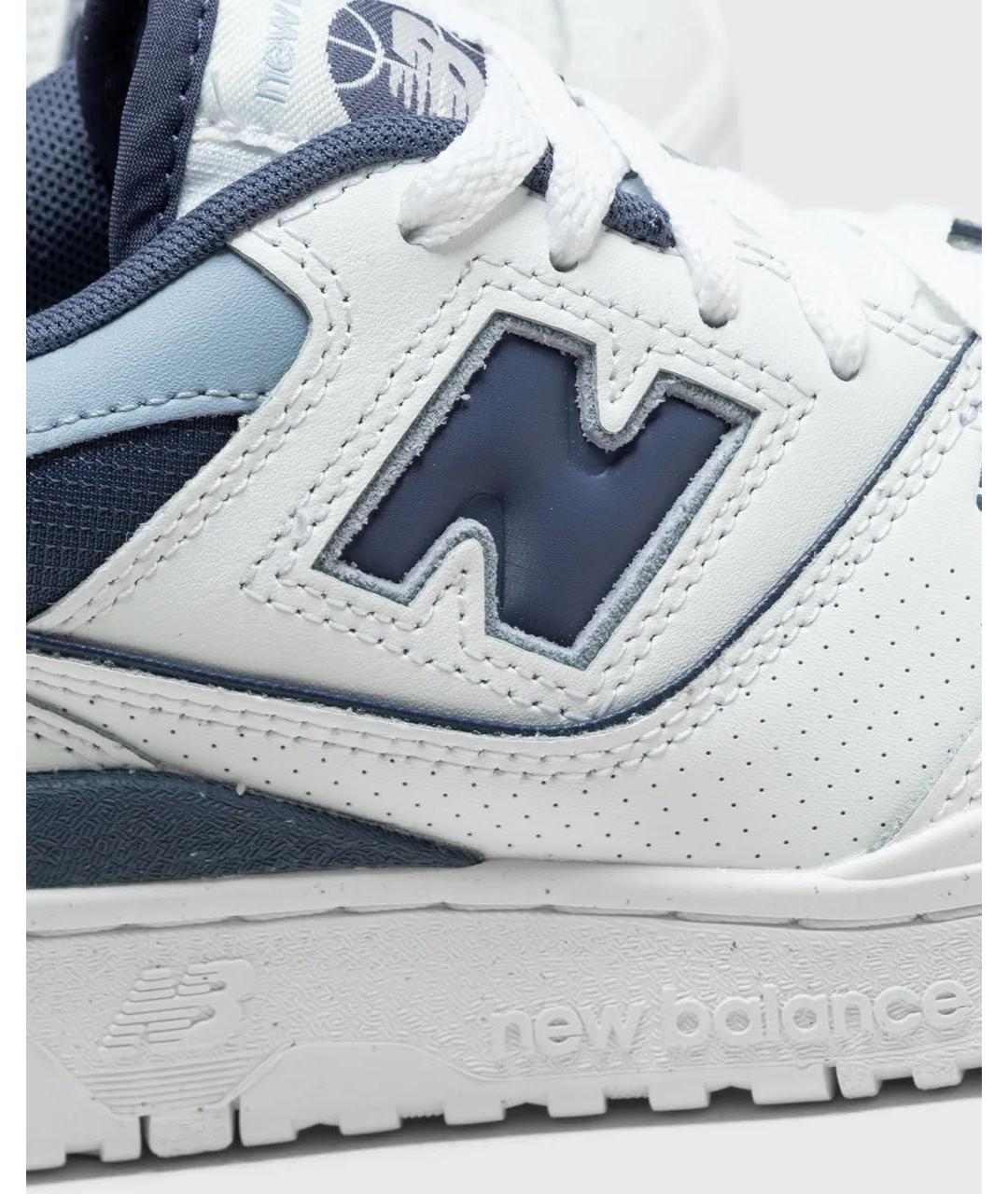 NEW BALANCE Белые кожаные кеды, фото 6