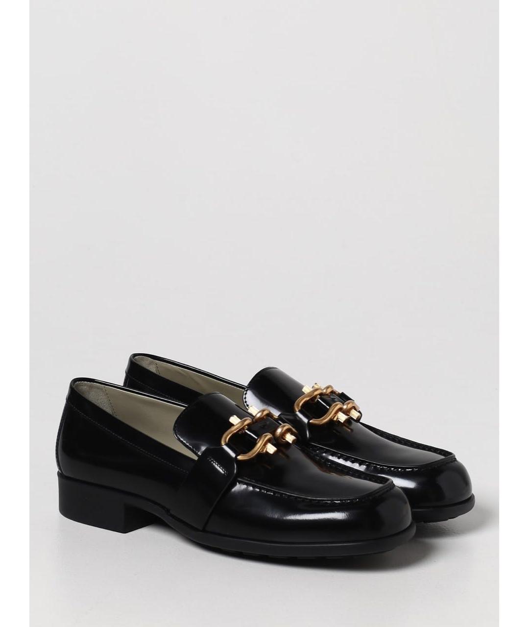 BOTTEGA VENETA Черные кожаные лоферы, фото 4