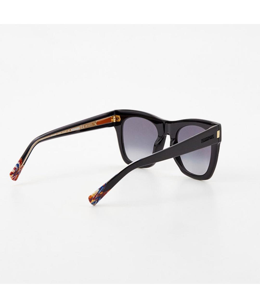 MISSONI Черные пластиковые солнцезащитные очки, фото 3