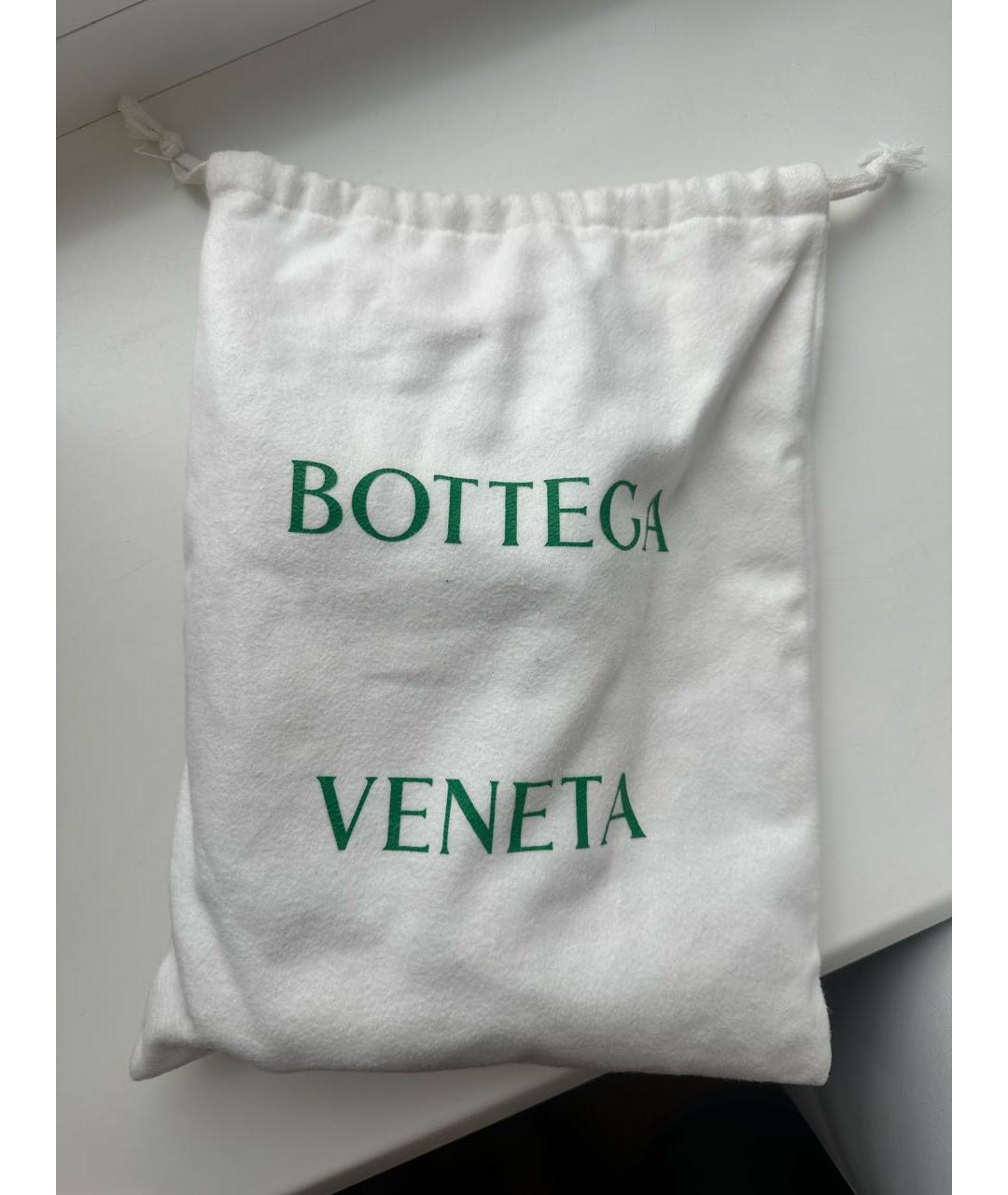 BOTTEGA VENETA Коричневая кожаная сумка через плечо, фото 3