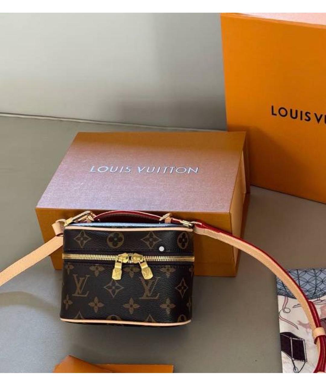 LOUIS VUITTON Коричневая сумка через плечо, фото 4