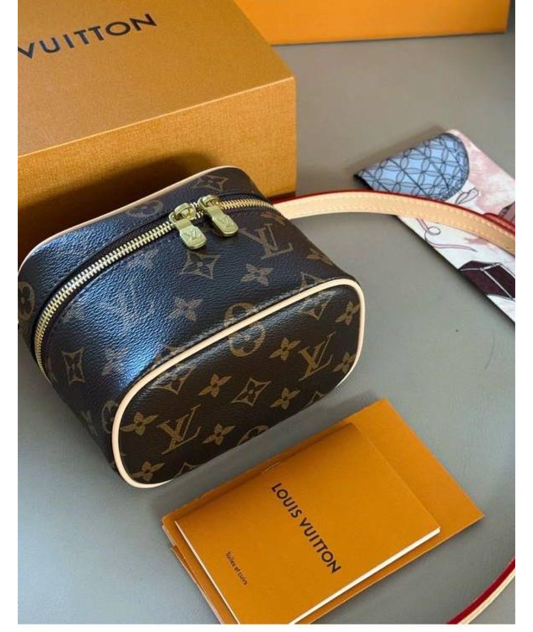 LOUIS VUITTON Коричневая сумка через плечо, фото 5
