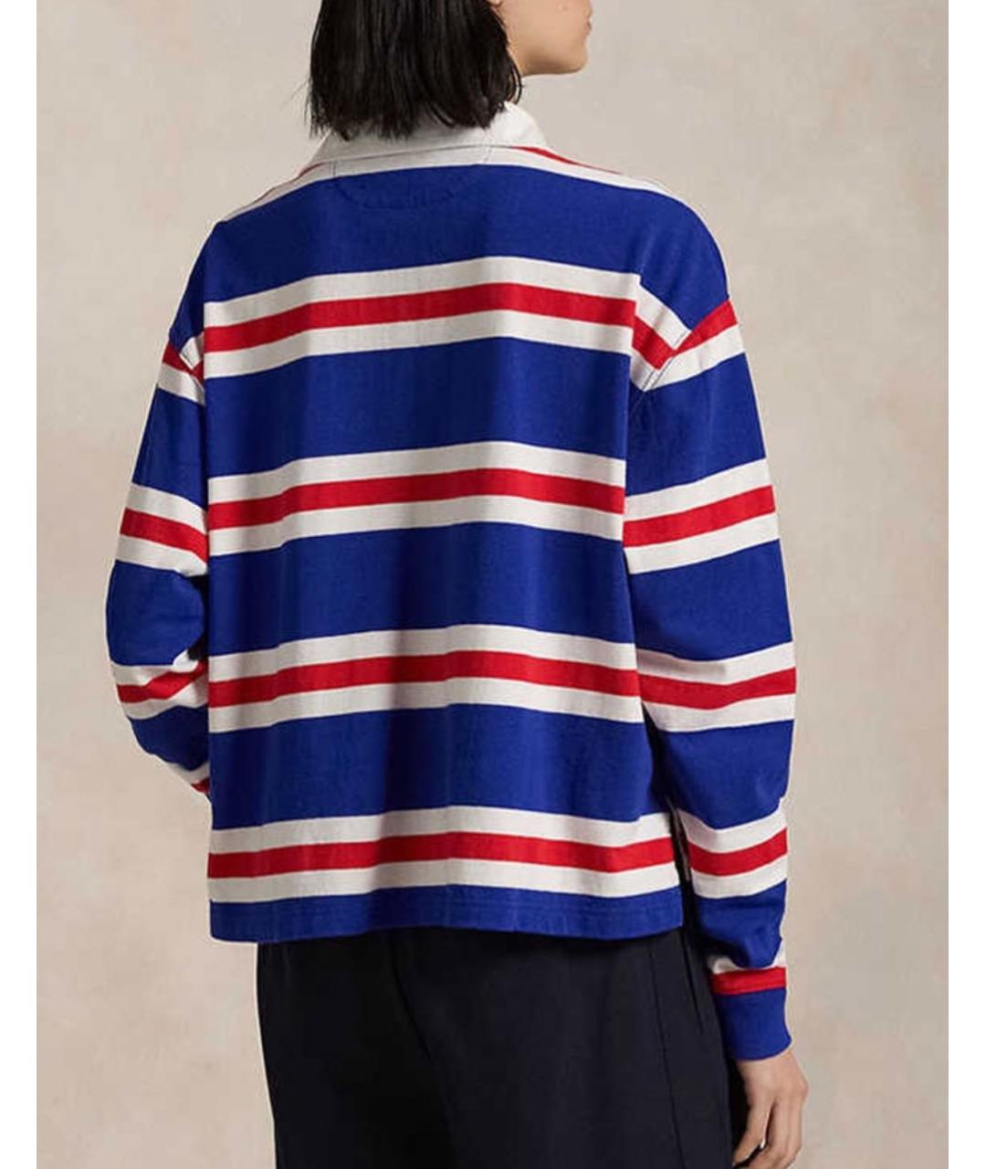 POLO RALPH LAUREN Синяя хлопковая рубашка, фото 4
