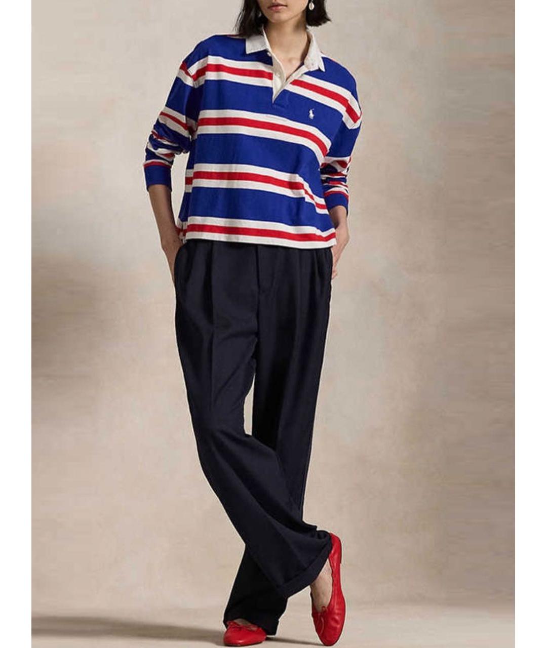 POLO RALPH LAUREN Синяя хлопковая рубашка, фото 2