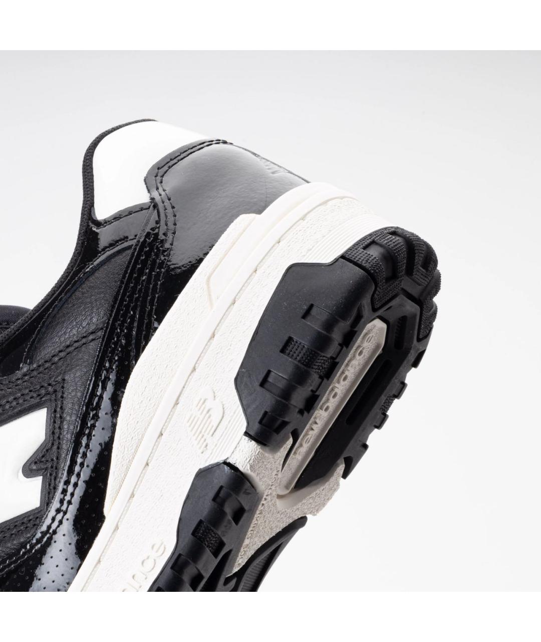 NEW BALANCE Черные кожаные низкие кроссовки / кеды, фото 7