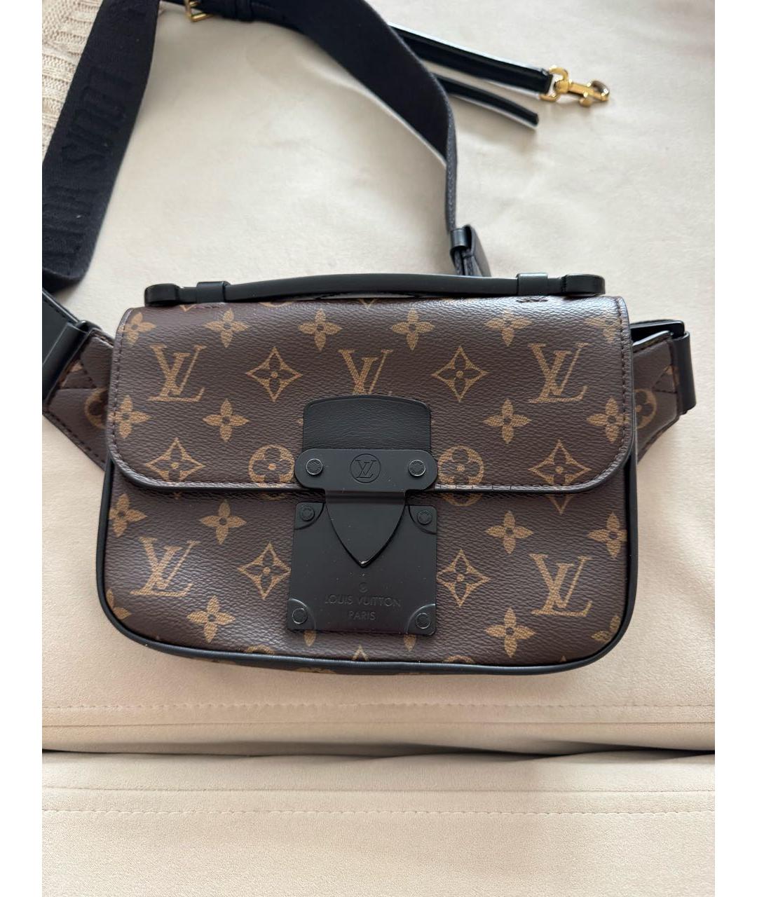 LOUIS VUITTON Коричневая сумка через плечо, фото 5