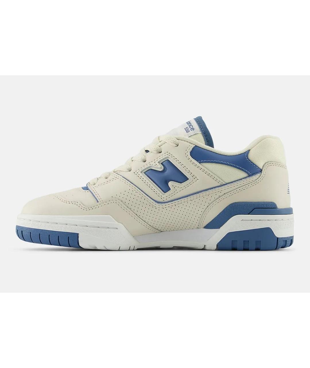 NEW BALANCE Бежевые кожаные кеды, фото 5