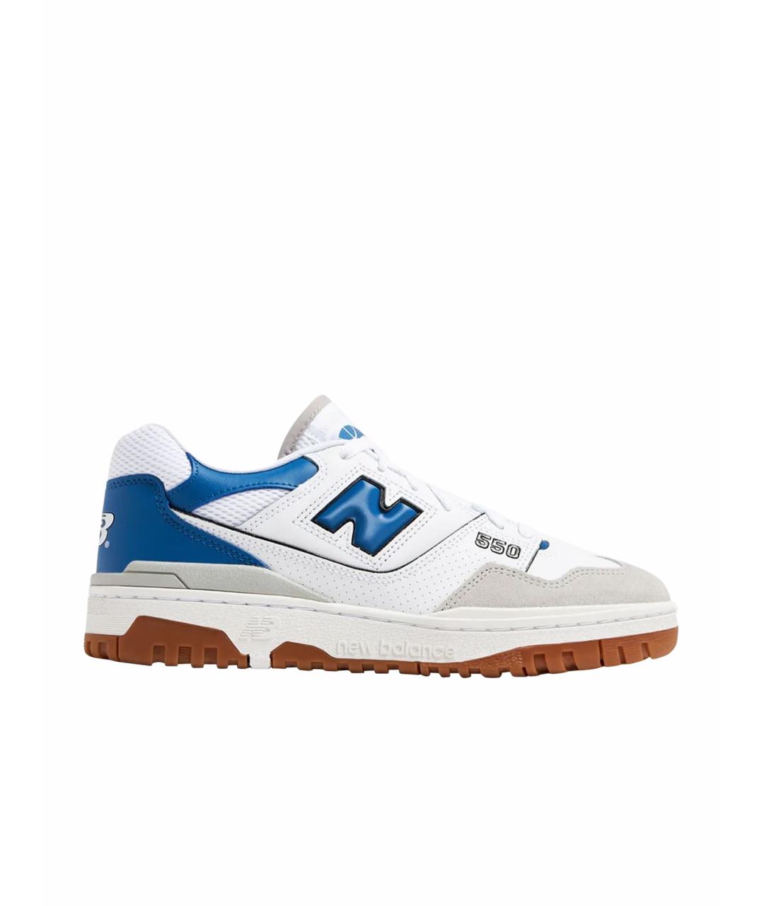 NEW BALANCE Белые кожаные кеды, фото 1