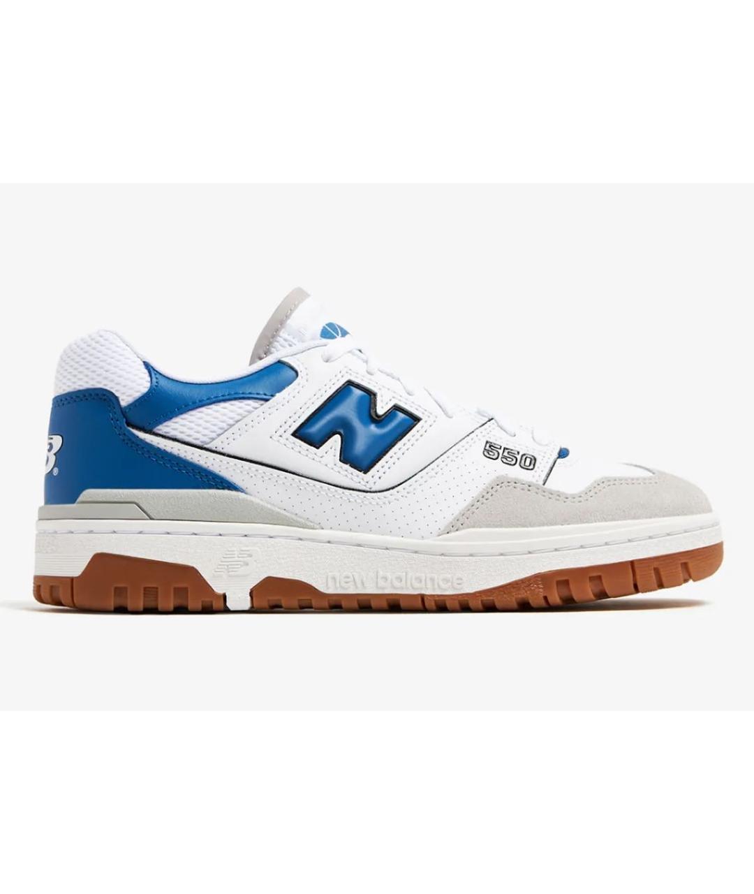 NEW BALANCE Белые кожаные кеды, фото 4