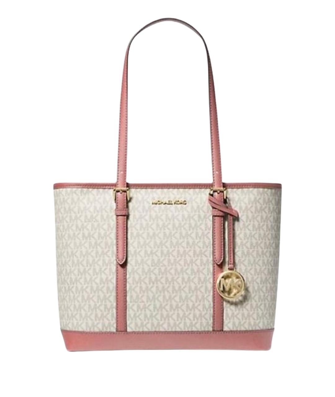 MICHAEL KORS Розовая сумка тоут, фото 1