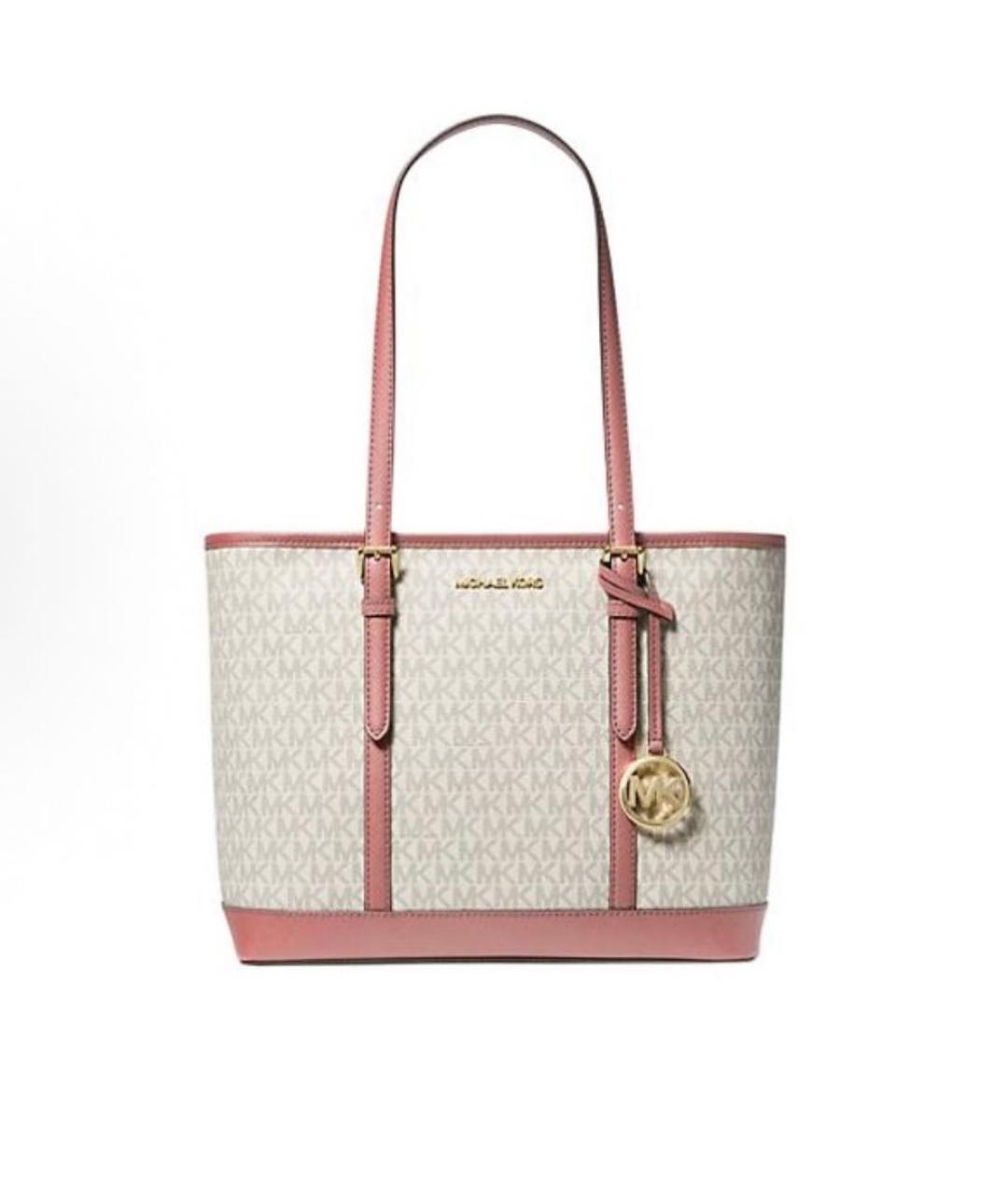 MICHAEL KORS Розовая сумка тоут, фото 5