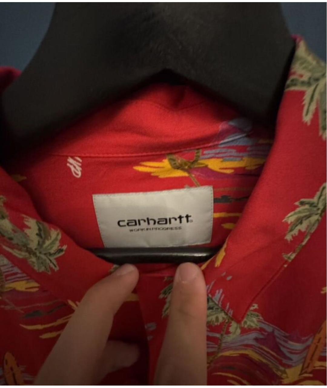 CARHARTT Красная кэжуал рубашка, фото 2
