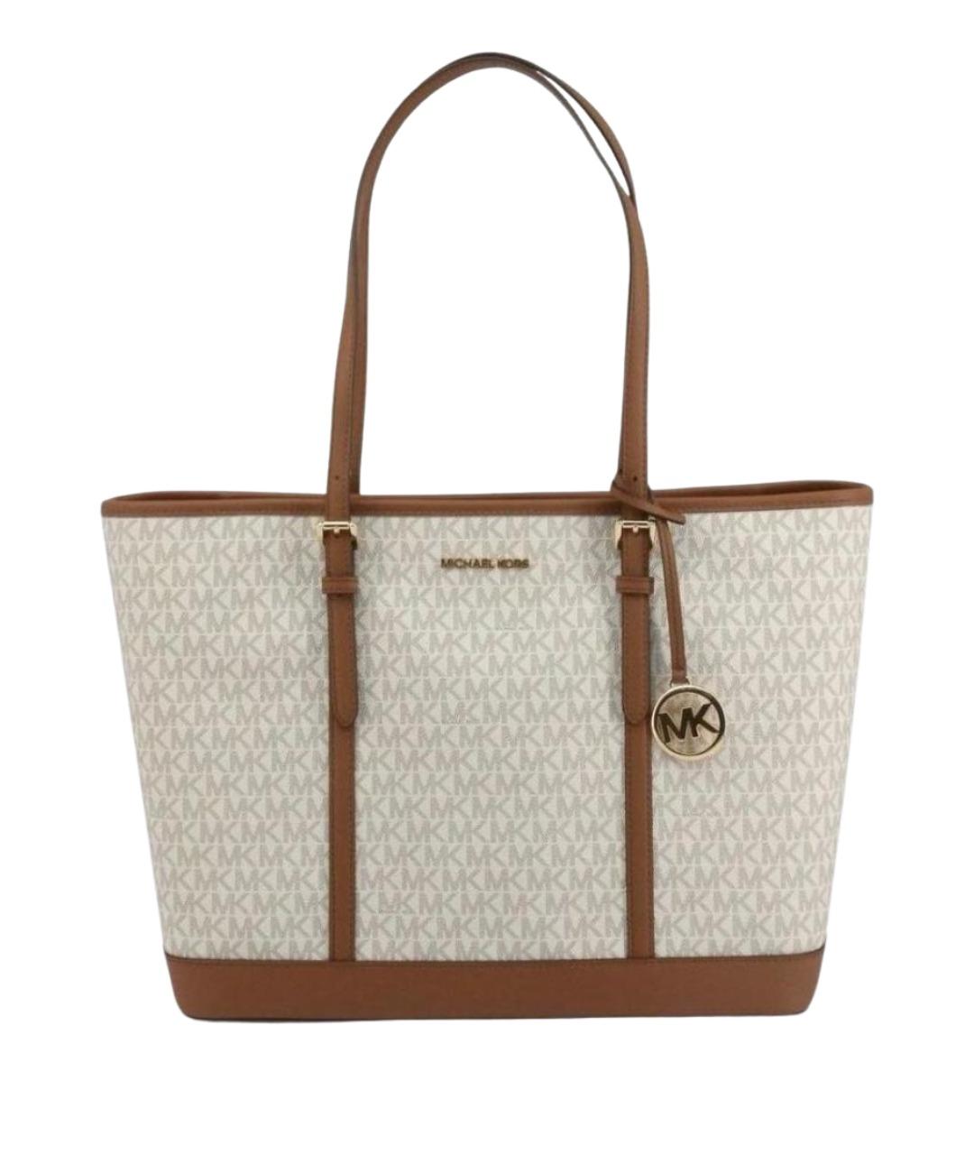 MICHAEL KORS Белая сумка тоут, фото 1