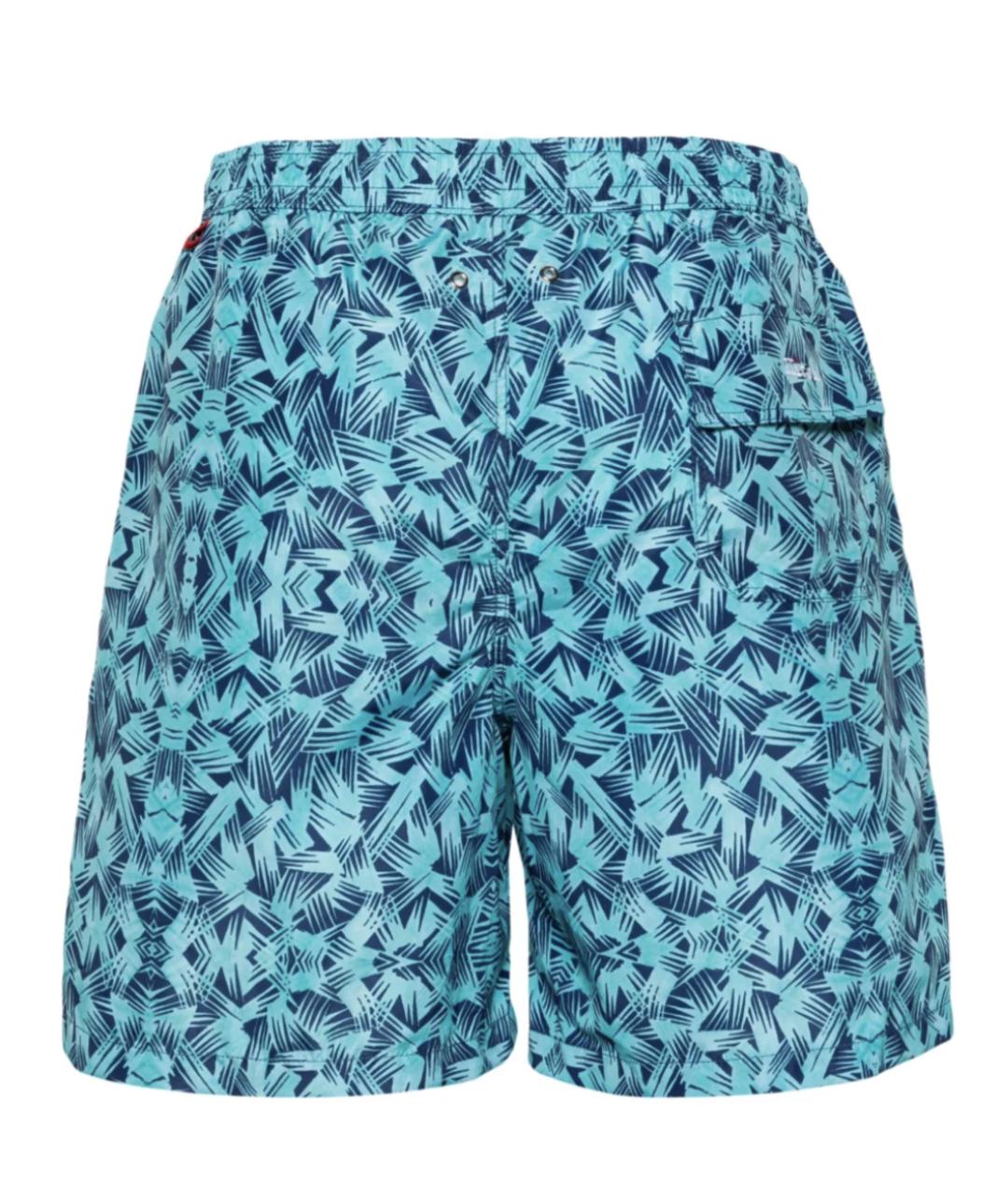 KITON Голубые полиэстеровые плавки, фото 2