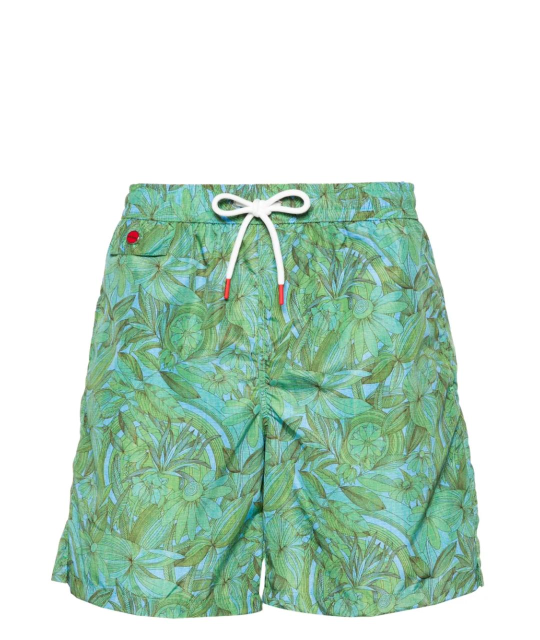 KITON Зеленые плавки, фото 1