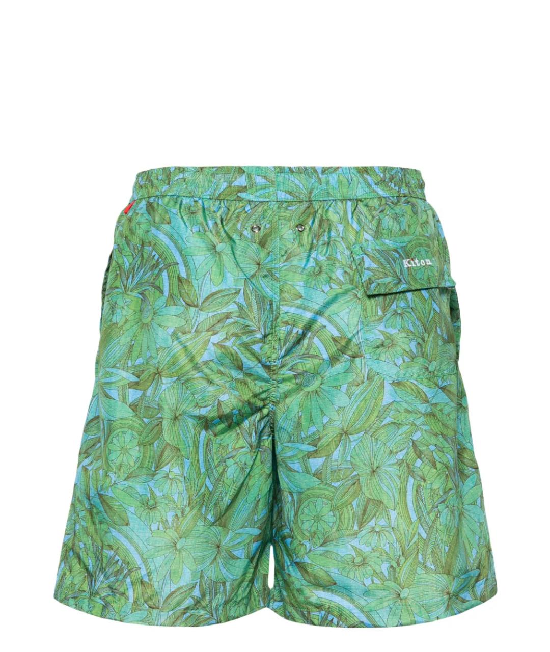 KITON Зеленые плавки, фото 2